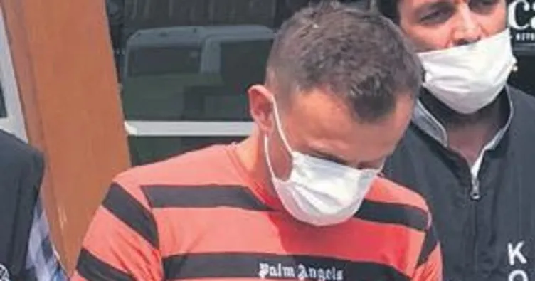 Parke taşıyla soygun yaptı