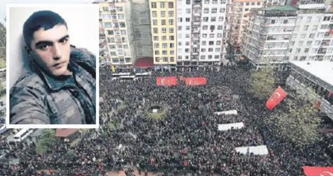 Kayseri şehitlerini onbinler uğurladı