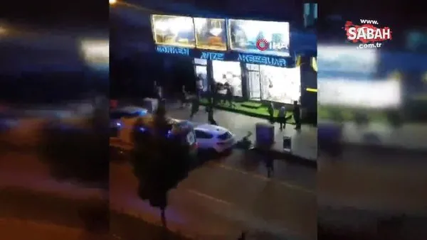 Erzurum’da iki düğün sonrası silahlı bıçaklı kavga | Video
