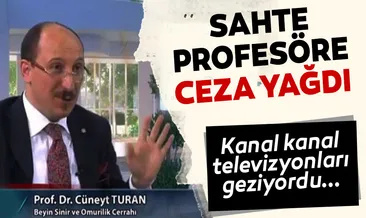 ’Sahte Profesör’e ceza yağdı