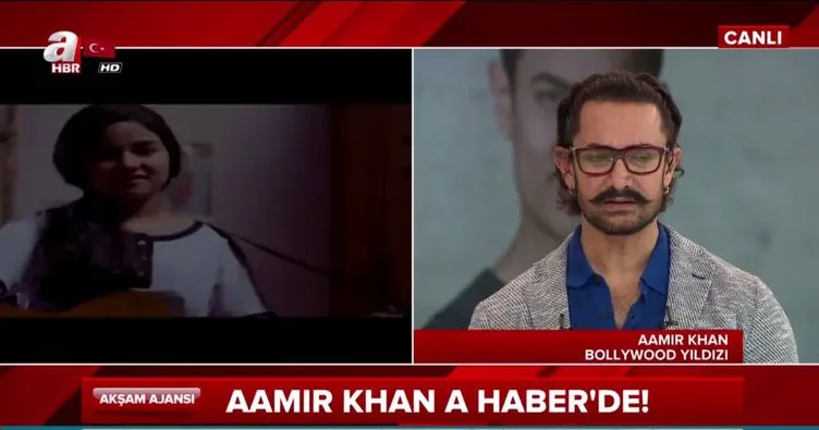 Hintli yıldız Aamir Khan A Haber’de