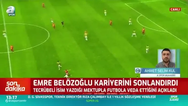 Emre Belözoğlu kariyerini noktaladığını açıkladı! İşte veda mektubu