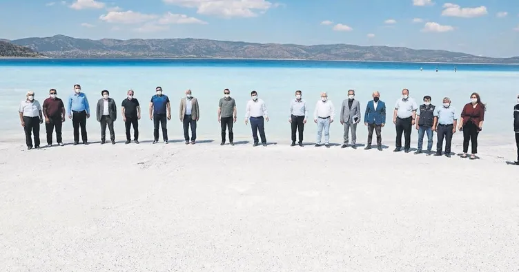 İlk ziyaret Salda’ya