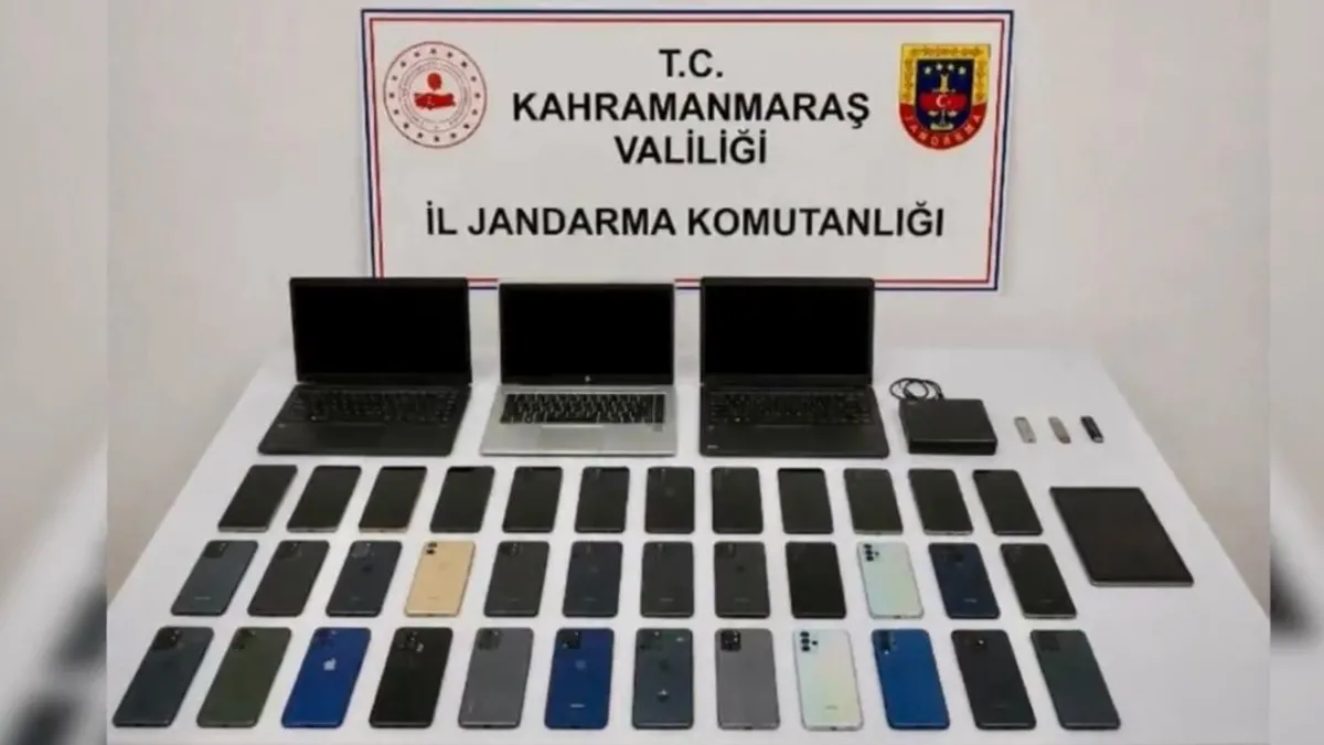 Jandarma ekipleri tarafından düzenlenen yasa dışı bahis operasyonu