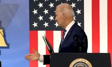 ABD lideri Joe Biden boşlukla tokalaştı! Sosyal medyayı ayağa kaldıran video
