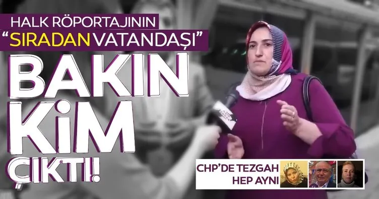 CHP'de tezgah yine aynı! Röportajdaki sıradan vatandaş CHP'li meclis üyesi çıktı!