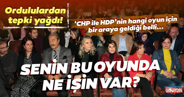 Kadir İnanır’ın, HDP’lilerle yan yana tiyatro oyunu izlemesine memleketi Ordu’dan büyük tepki