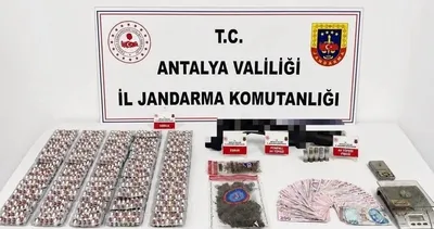 Antalya’da zehir tacirlerine şok baskın