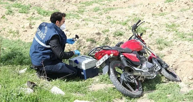 motor tarlaya atilmis halde bulundu