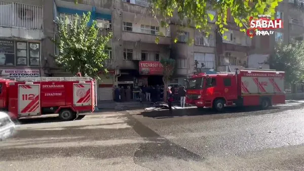 Diyarbakır’da ikinci el ev eşyası dükkanında yangın | Video