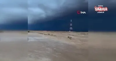 Umman’da şaşırtan görüntü! Umman’da çöl denize döndü | Video