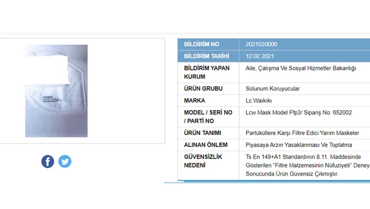 SON DAKİKA | Bakanlık açıkladı: 41 maske markası güvensiz çıktı! Sakın bu maskeleri kullanmayın!
