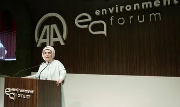 Emine Erdoğan Çevre Forumu’nda konuştu