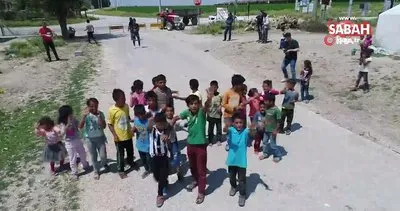 Mevsimlik işçi çocuklarının drone ile imtihanı