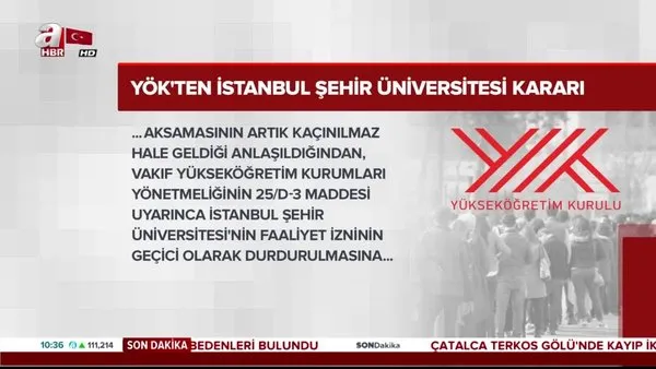 YÖK: Şehir Üniversitesi Marmara Üniversitesi'ne devredildi