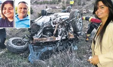 Amcası ve yengesi kazada öldü