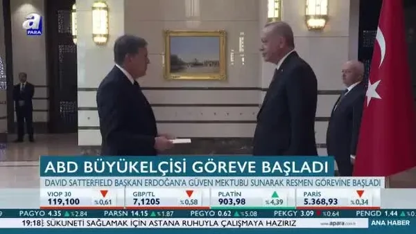 ABD Büyükelçisi göreve başladı