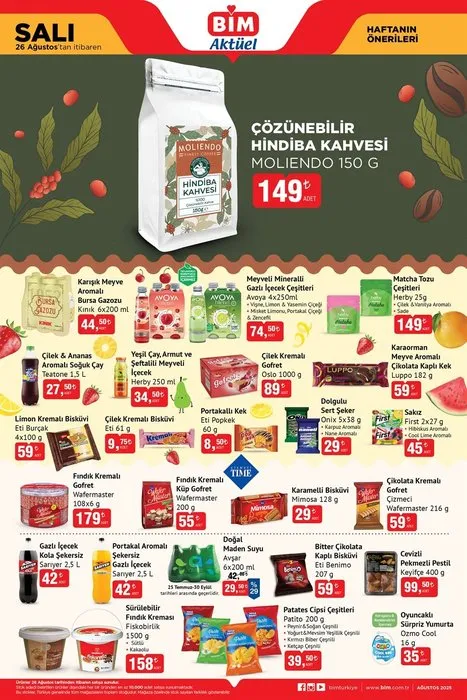 BİM AKTÜEL 26 AĞUSTOS’A KADAR GEÇERLİ İNDİRİMLER! Bu hafta BİM’de neler var, kıırtasiye ürünleri geldi mi?
