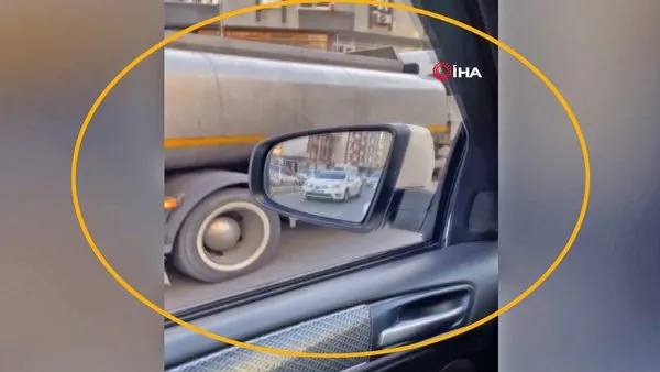 Son dakika haberi... İstanbul trafiğinde dehşet saçan tanker sürücüsü kamerada | Video