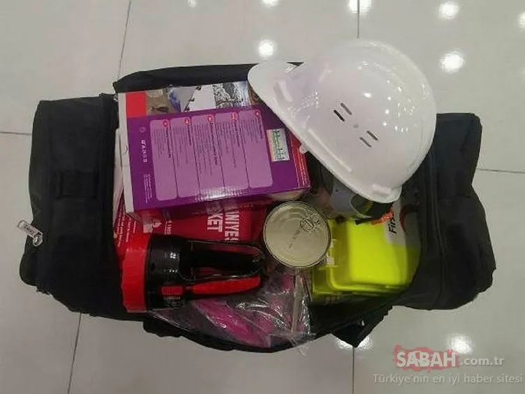 Deprem çantasında neler olur? Deprem çantası nasıl hazırlanır, hangi malzemeler koyulmalı?