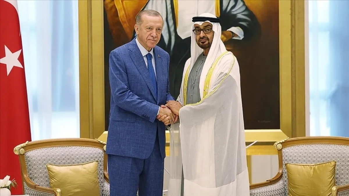 Başkan Erdoğan, BAE Devlet Başkanı Al Nahyan ile görüştü