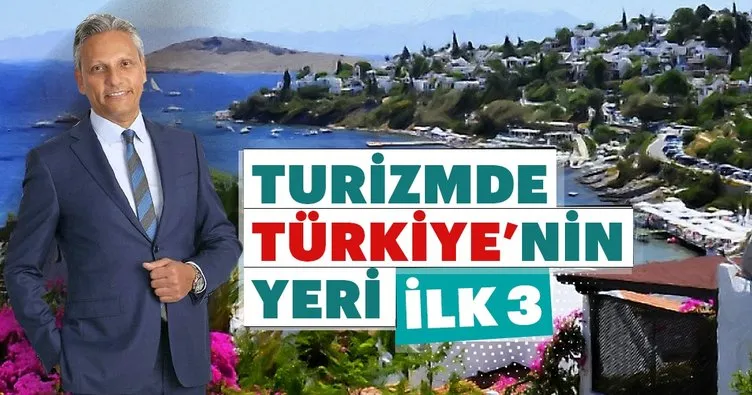 Turizmde Türkiye’nin yeri ilk 3