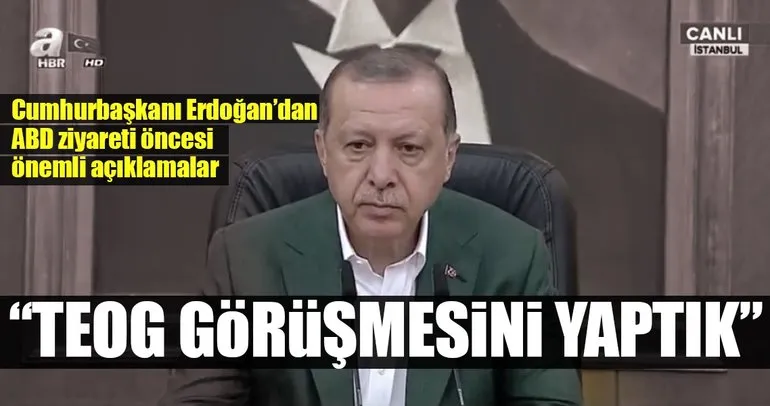Cumhurbaşkanı Erdoğan: TEOG görüşmesini yaptık
