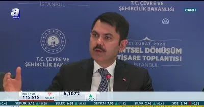 Çevre ve Şehircilik Bakanı Murat Kurum’dan flaş kentsel dönüşüm açıklaması | Video