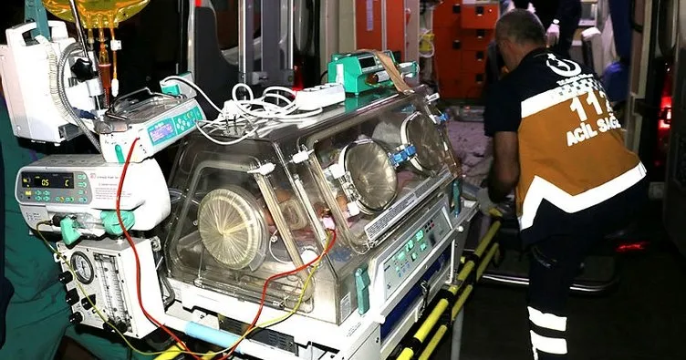 Kalp hastası bebek hava ambulansıyla İstanbul’a nakledildi