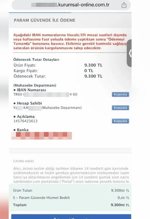 ’Güvenli ödeme’ tuzağıyla 141 milyonluk vurgun! Dolandırıcıların yeni yöntemini duyanlar şaştı kaldı...