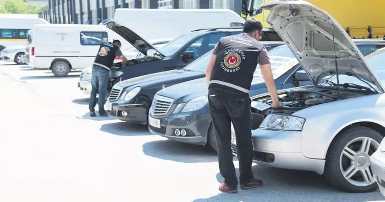 Ankara’da yabancı plakalı 20 lüks araca el konuldu