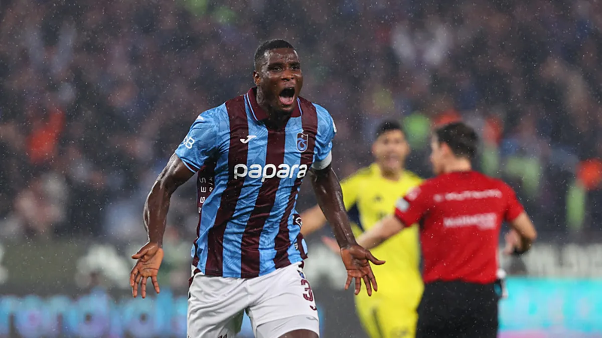 Trabzonspor'da Onuachu kendini aştı