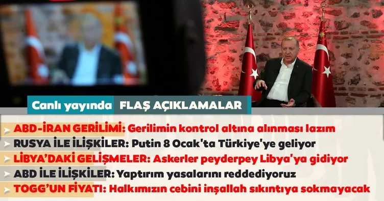 Cumhurbaşkanı Erdoğan'dan son dakika açıklamalar! İran ABD gerilimi...