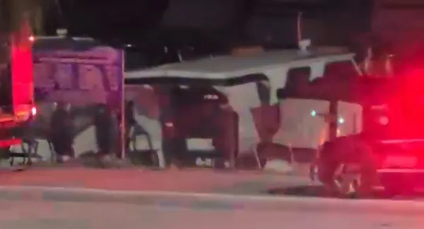 Yangın sonrası görüntü