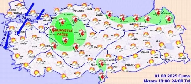 Meteoroloji açıkladı! Hafta sonu kuvvetli yağış geliyor! İstanbul ve Ankara için o saatlere dikkat!