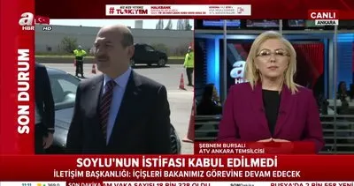 Son dakika: İşte İçişleri Bakanı Süleyman Soylu’nun istifa kararını açıklamasının ardından yaşananlar... | Video