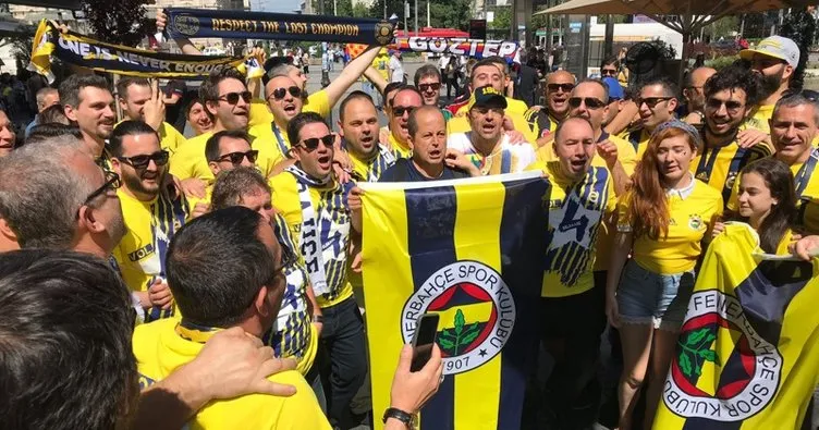 Fenerbahçe ve Zalgiris taraftarları Belgrad’ı inletti