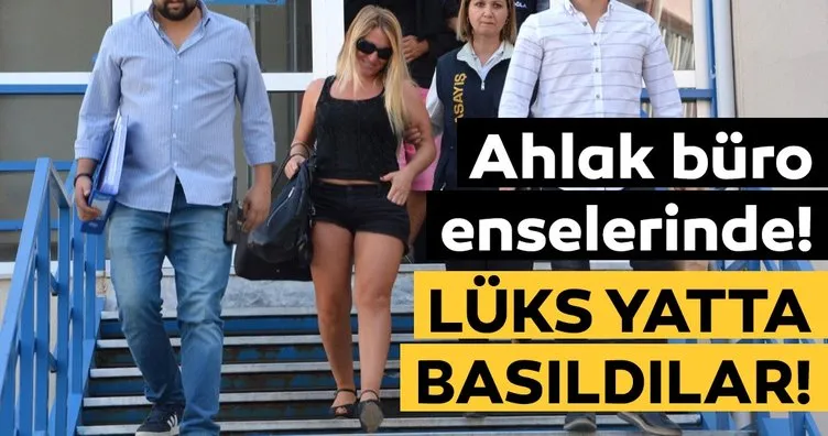 Muğla’da lüks yata fuhuş operasyonu