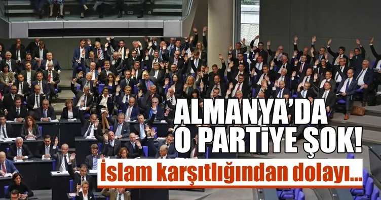 Almanya’da İslam karşıtı AfD Partisi’ne büyük şok!