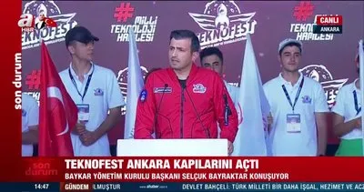 Ankara’da TEKNOFEST heyecanı... Selçuk Bayraktar’tan önemli açıklamalar | Video
