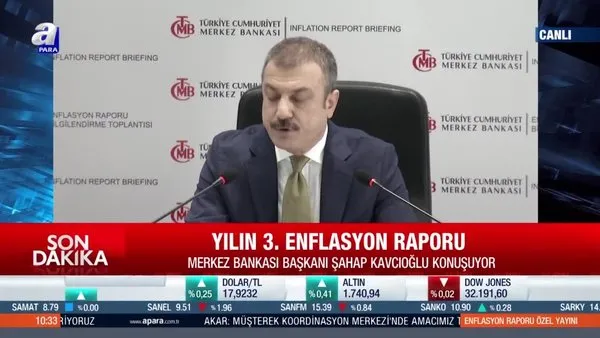Merkez Bankası enflasyon tahminleri belli oldu! Kavcıoğlu'ndan dikkat çeken büyüme mesajı | Video