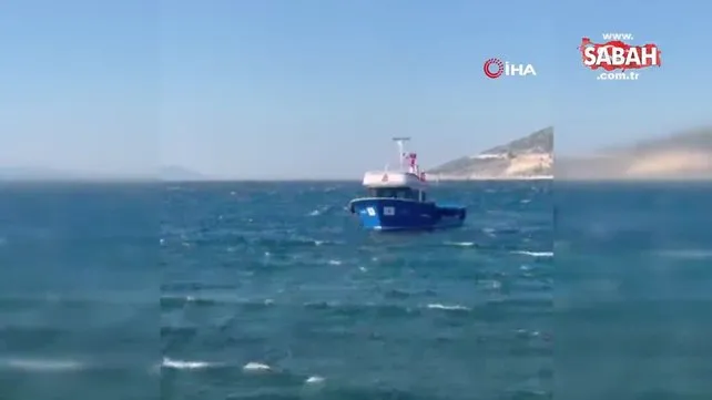 Marmara Adası’nda tekne alabora oldu: 1 ölü | Video