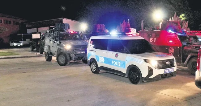 400 polisle dev narkotik operasyonu
