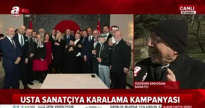 Sanatçı Özdemir Erdoğan’a saygsızlık! Başkan Erdoğan’ın doğum gününe katıldı lince maruz kaldı