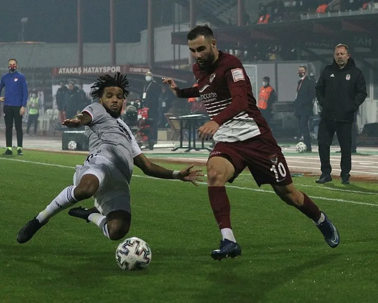 Hatayspor - Beşiktaş maçına damga vuran o pozisyonu yorumladı... Çok açık penaltıydı!