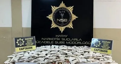 600 bin adet uyuşturucu hap ele geçirildi #hatay