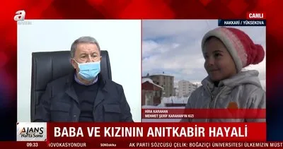 Bakan Akar, Anıtkabir’i görmek isteyen Hira’yı Ankara’ya davet etti | Video