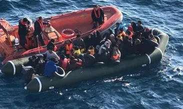 Bodrum’da iki lastik botta toplam 21 kaçak göçmen yakalandı
