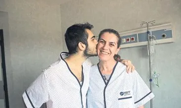 Oğluna ciğerini Türkiye’de verdi