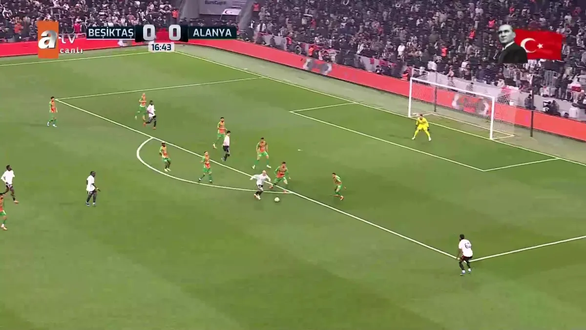GOL | Türkiye Kupası: Beşiktaş 1-0 Alanyaspor videosunu izle | Son Dakika Haberleri